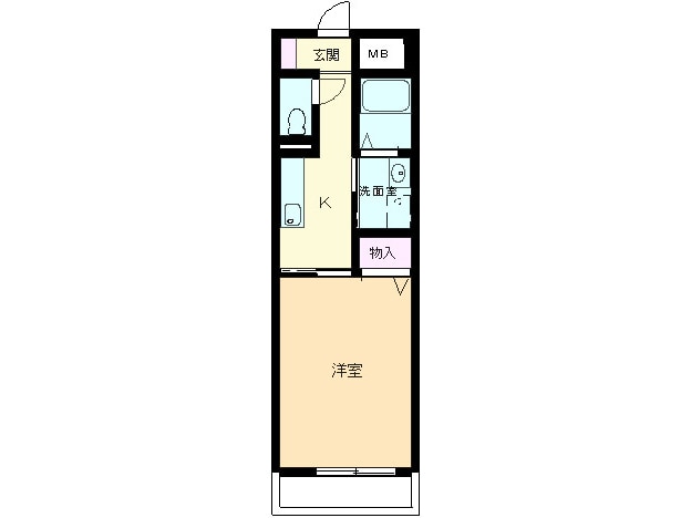 間取り図 福パレス　ランデュール　Ｂ