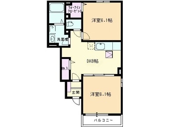 間取図 ハッピーブライト　アロッジオ