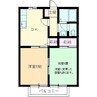ラフォーレ由良 Ｂ棟 2DKの間取り