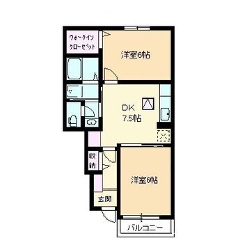 間取図 ららこーと　Ｃ