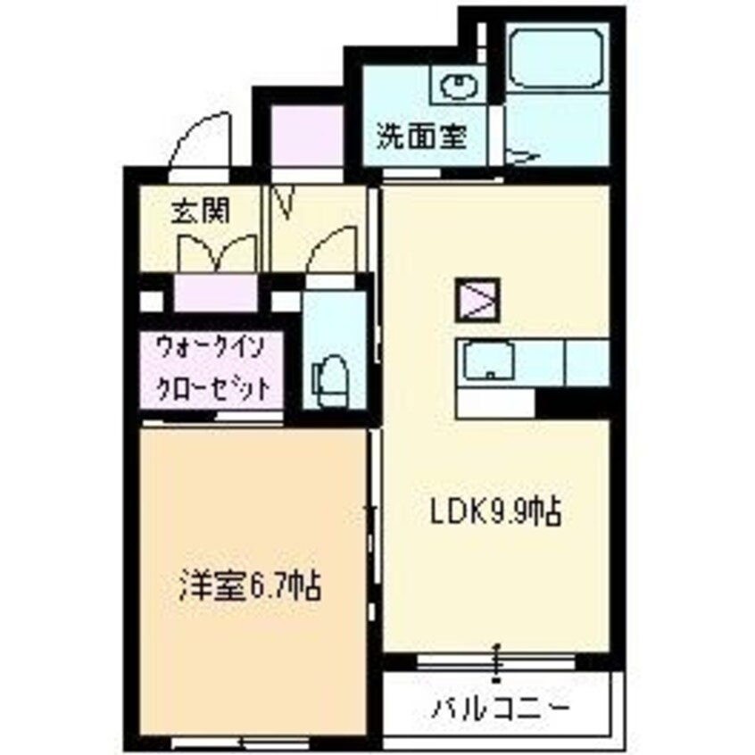 間取図 シャーメゾン　リラフォート