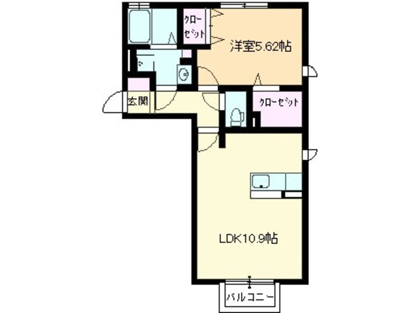 間取図 ウィルコート小郡若草町