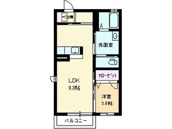 間取図 ヒルハイツ山手上
