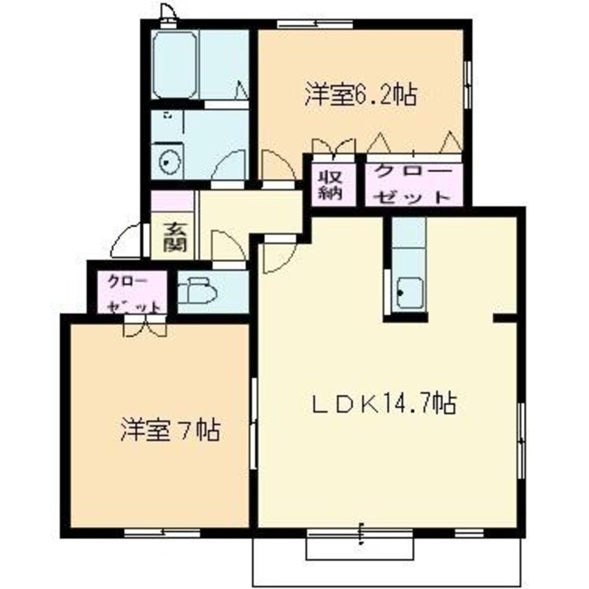 間取図 メゾンサミーヨ