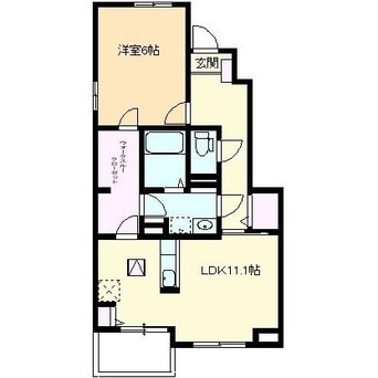 間取図 コート・ドール　弐番館