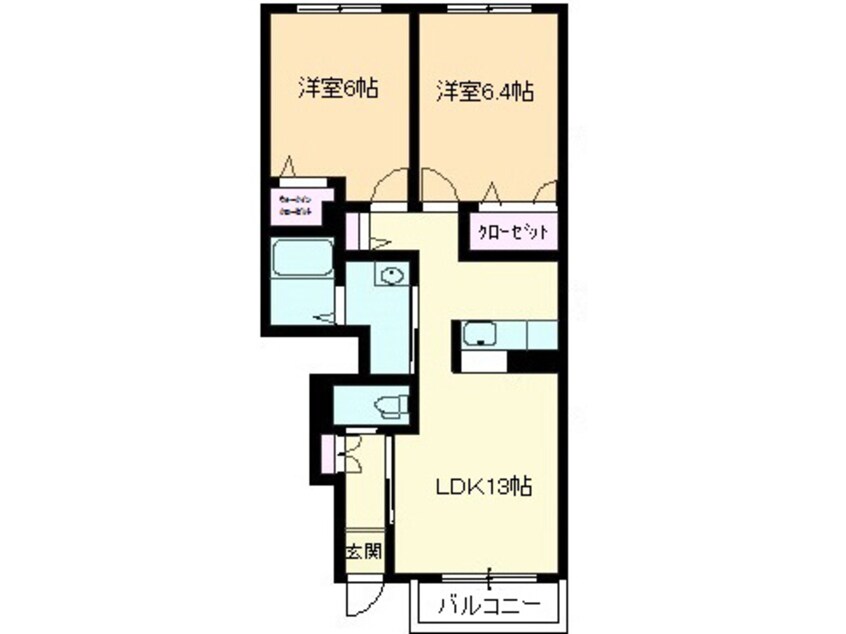 間取図 シャーメゾン　アイリス