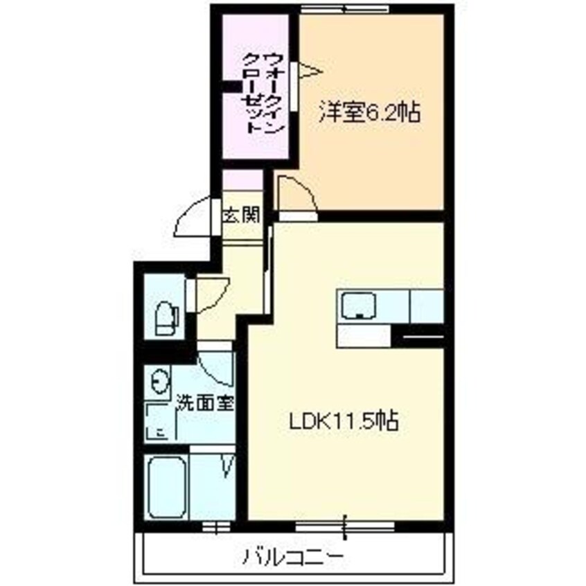 間取図 アンベル新山口