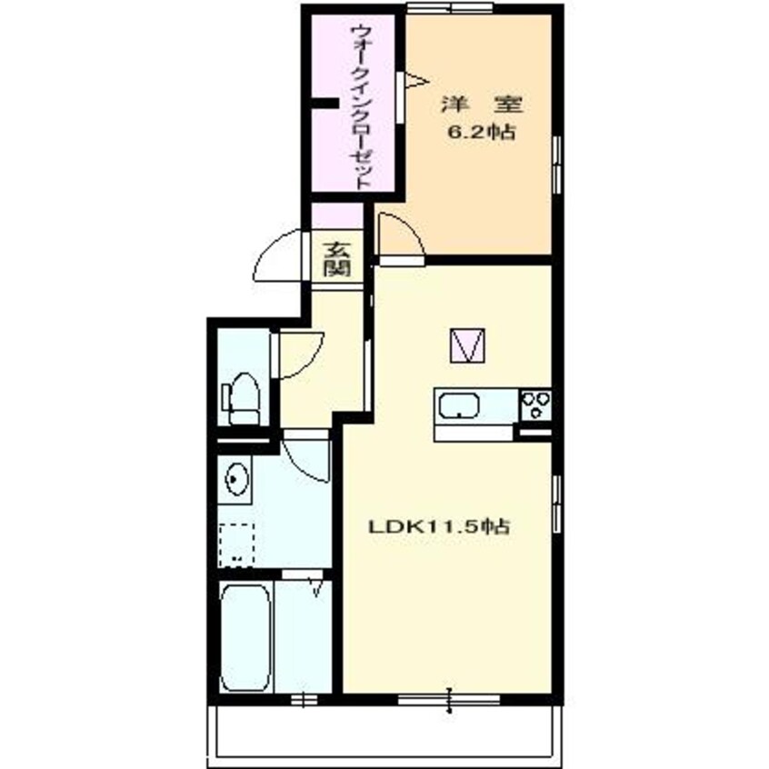 間取図 アンベル新山口