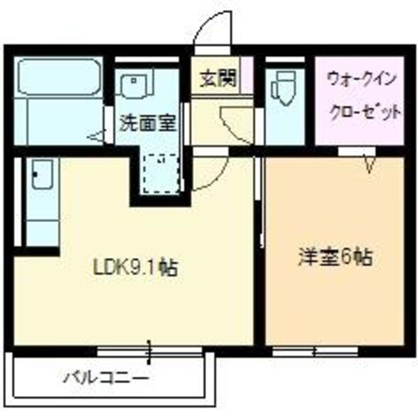 間取図 スマイルコート新山口