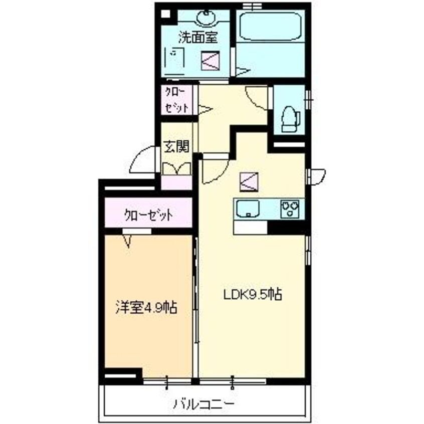 間取図 サウスコートＳ　Ｃ棟