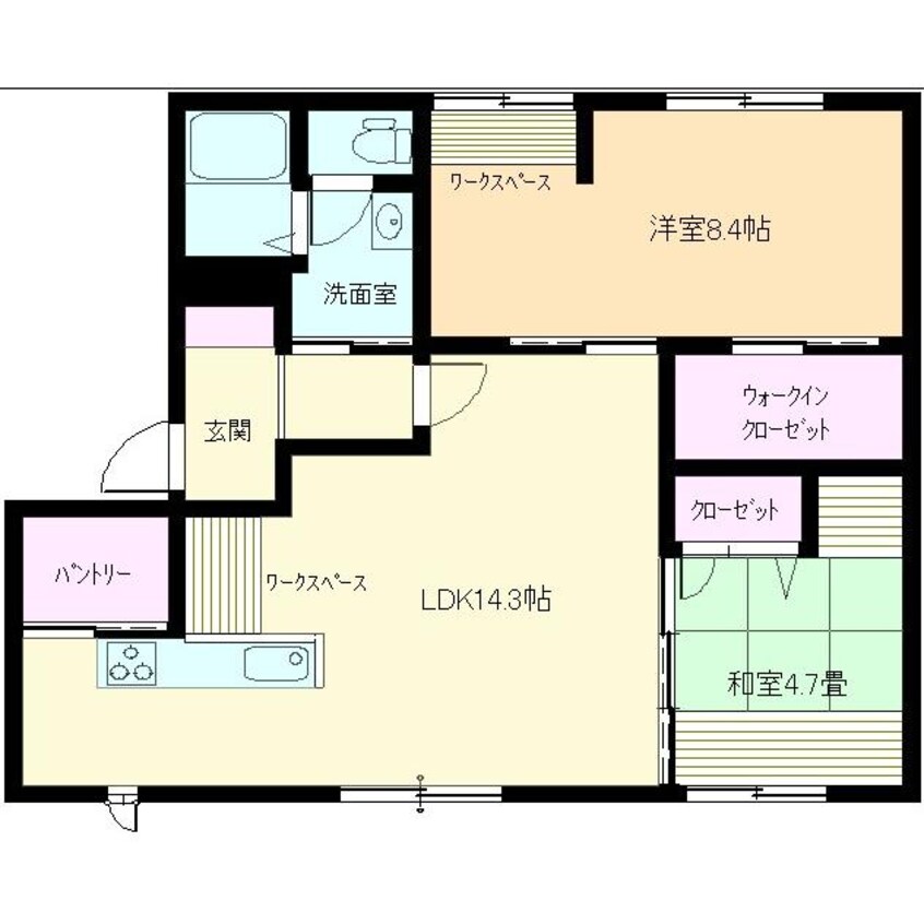 間取図 ハイツ貴船