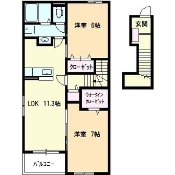 間取図 ラ・ファミーユⅢ