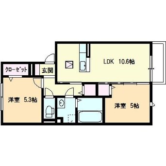 間取図 アイネヴェルト八方原