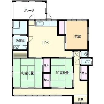 間取図 阿知須一戸建