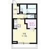 ディアライズ小郡船倉町A棟 1Rの間取り