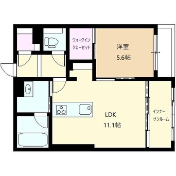 間取図 アールテラス新山口