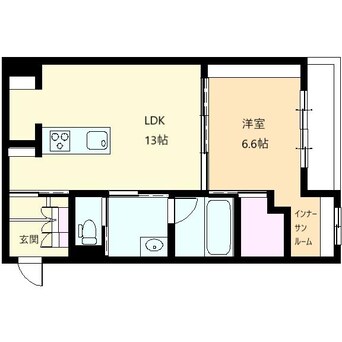 間取図 アールテラス新山口