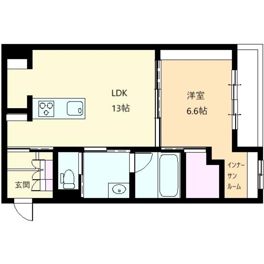 間取図 アールテラス新山口