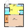 サンプラス 1Kの間取り
