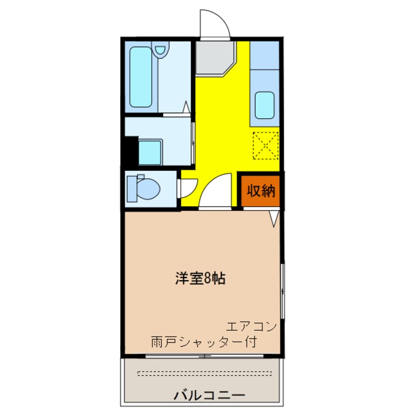 間取図 サケヤハイツ