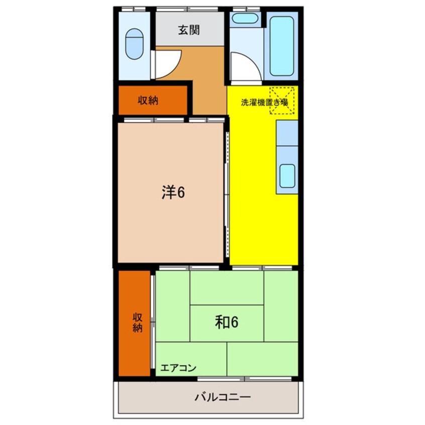 間取図 第２河野ハイツ