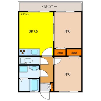 間取図 表アパート