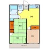 緑ヶ丘マンション 3DKの間取り
