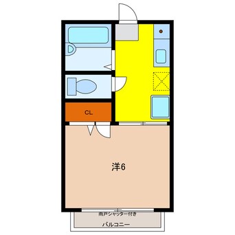 間取図 アリスハイツ