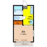 アリスハイツ 1Kの間取り