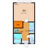 サンハイツ 1Kの間取り
