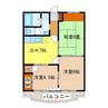 グリーンパーク畠敷 3DKの間取り