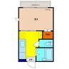 セラヴィＴＳ 1Kの間取り
