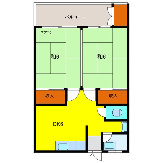 間取り図 河野ハイツ