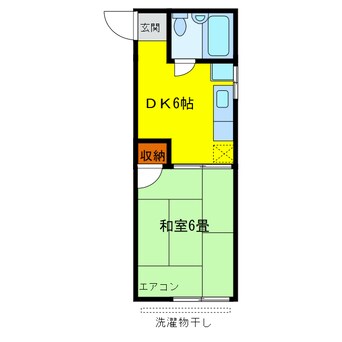 間取図 ハイライフ十日市