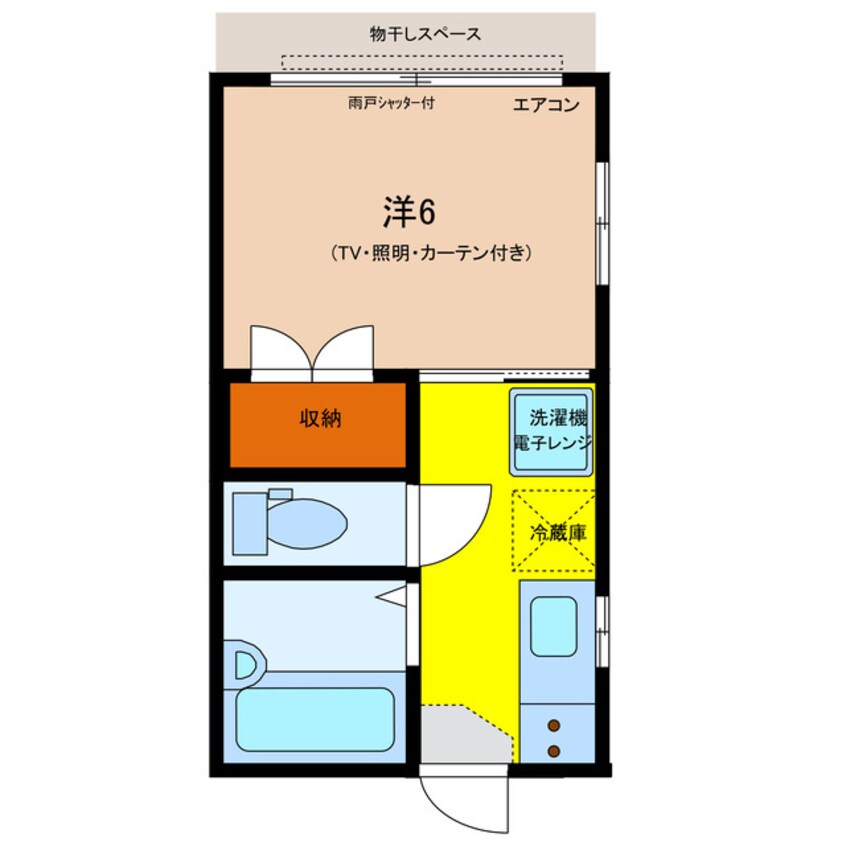 間取図 ASハイツ