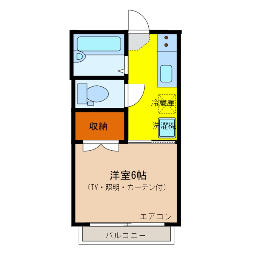 間取図 ASハイツ