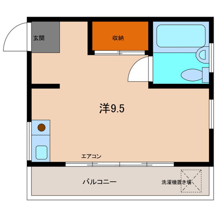 間取図 いながきハイム