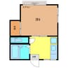サンシティ南 1Kの間取り