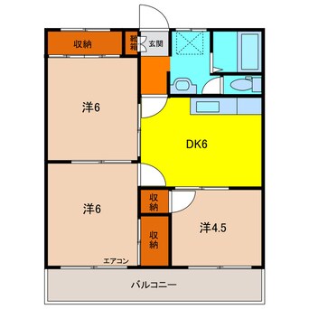 間取図 サンシティ畠敷