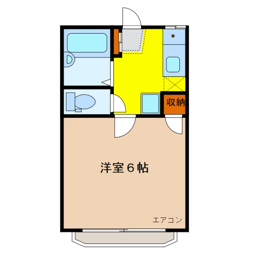 間取図 ヴェルデュ寺重