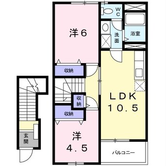 間取図 セレッソ十日市B棟