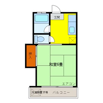 間取図 パールハイツ　1