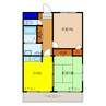 ＧＴビル 2DKの間取り