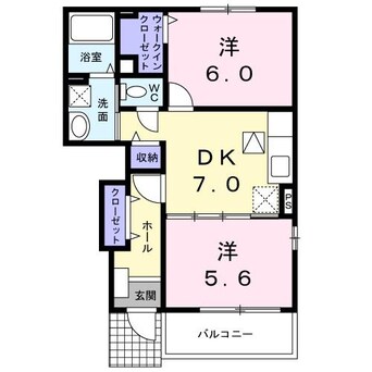 間取図 グリーンパルⅡーB