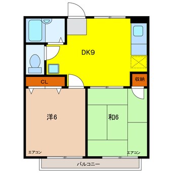 間取図 曽利田ハイツ