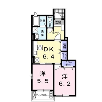 間取図 グレイスＡ