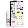 グレイスＡ 2LDKの間取り