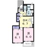 ウェルフェアＣ棟 2DKの間取り