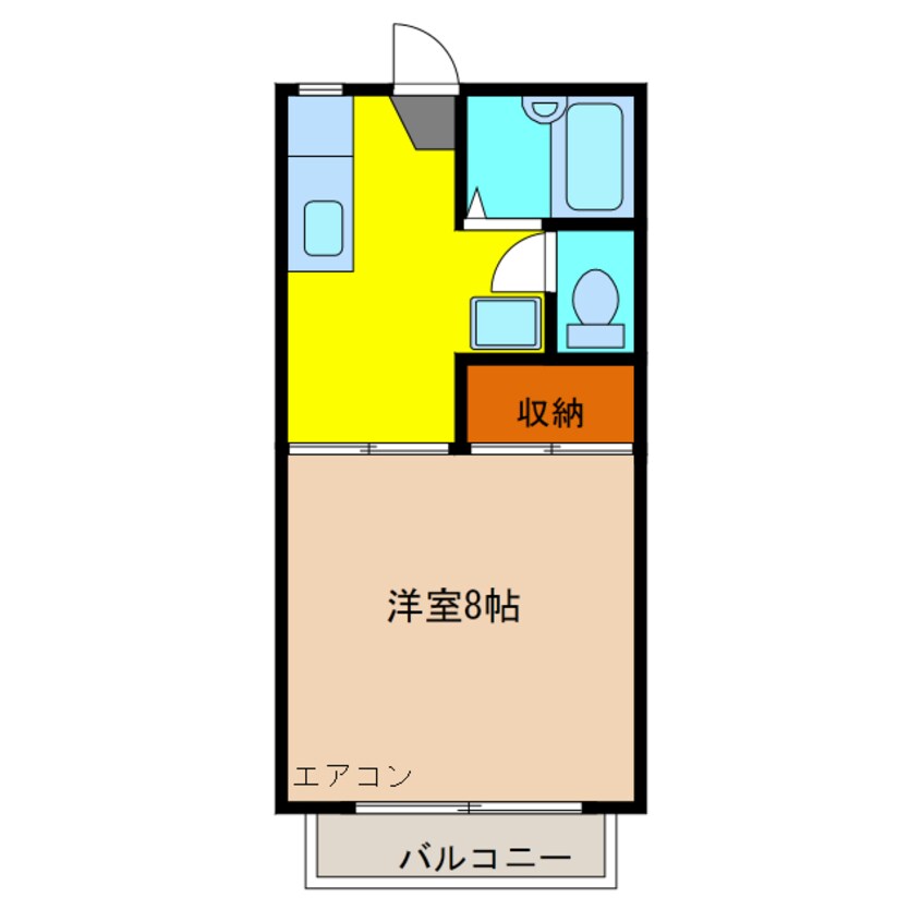 間取図 ハイツノバク