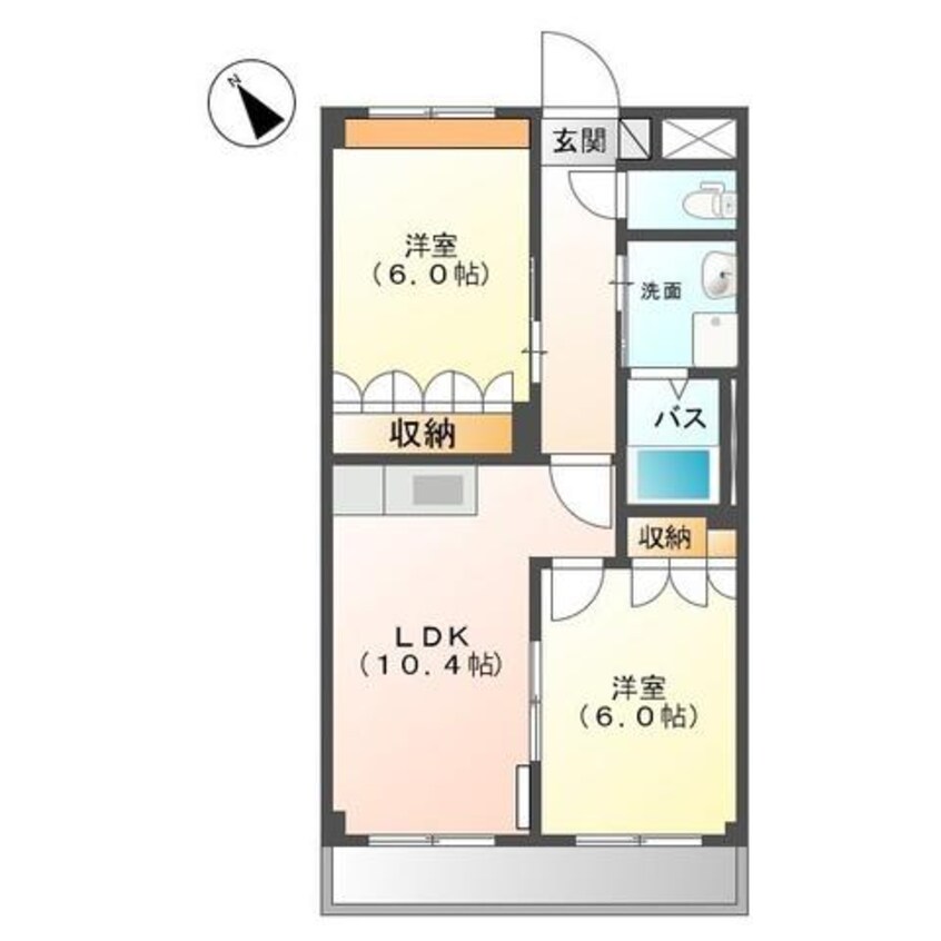 間取図 ベリーウェルＡ棟